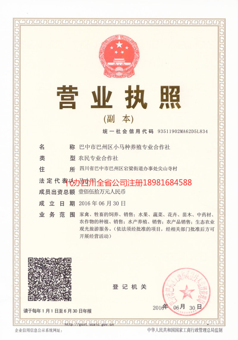 丽江丽江小马种养殖专业合作社